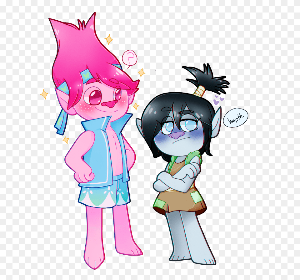 Genderbent Trolls Tumblr, Book, Comics, Publication, Baby Free Transparent Png