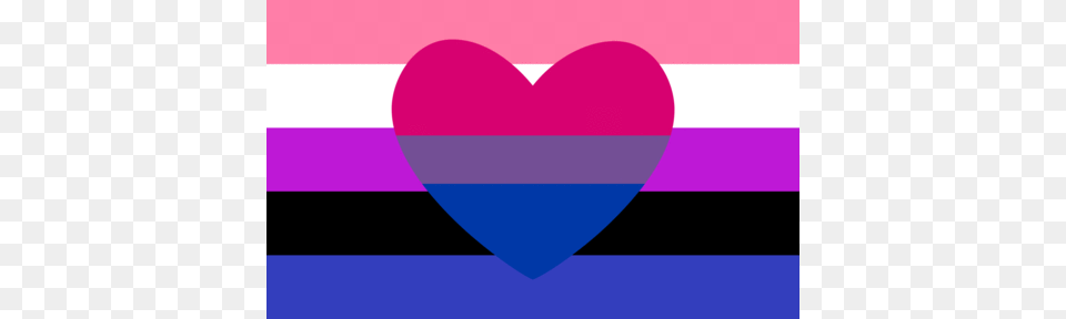 Genderfluid Bisexual Pride Flag Genderfluid Flag, Heart Free Png Download