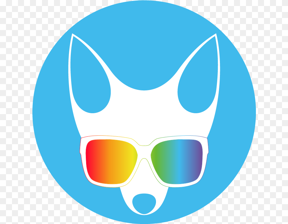 General 2 U2014 The Clever Foxx Rainbow Circle, Accessories, Sunglasses, Logo, Glasses Free Png