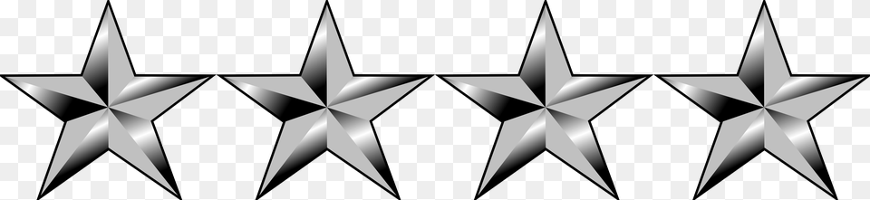 General 4 Star General Insignia, Star Symbol, Symbol Png