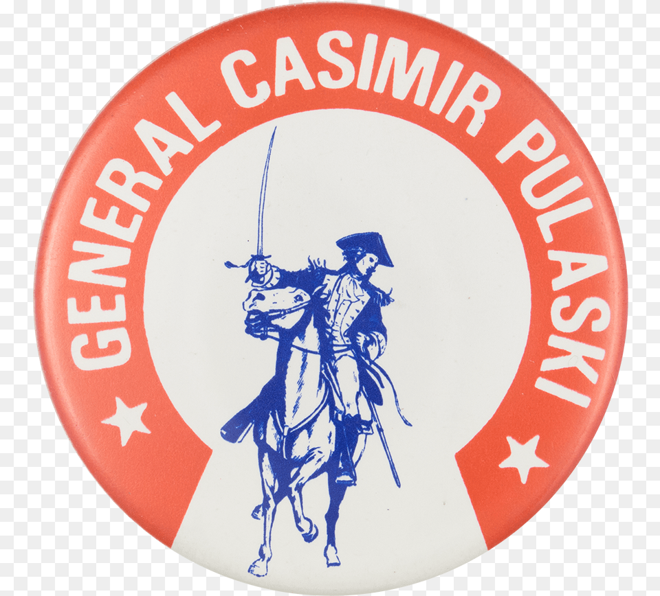 General Casimir Pulaski Art Button Museum Circle, Badge, Logo, Symbol, Person Png Image