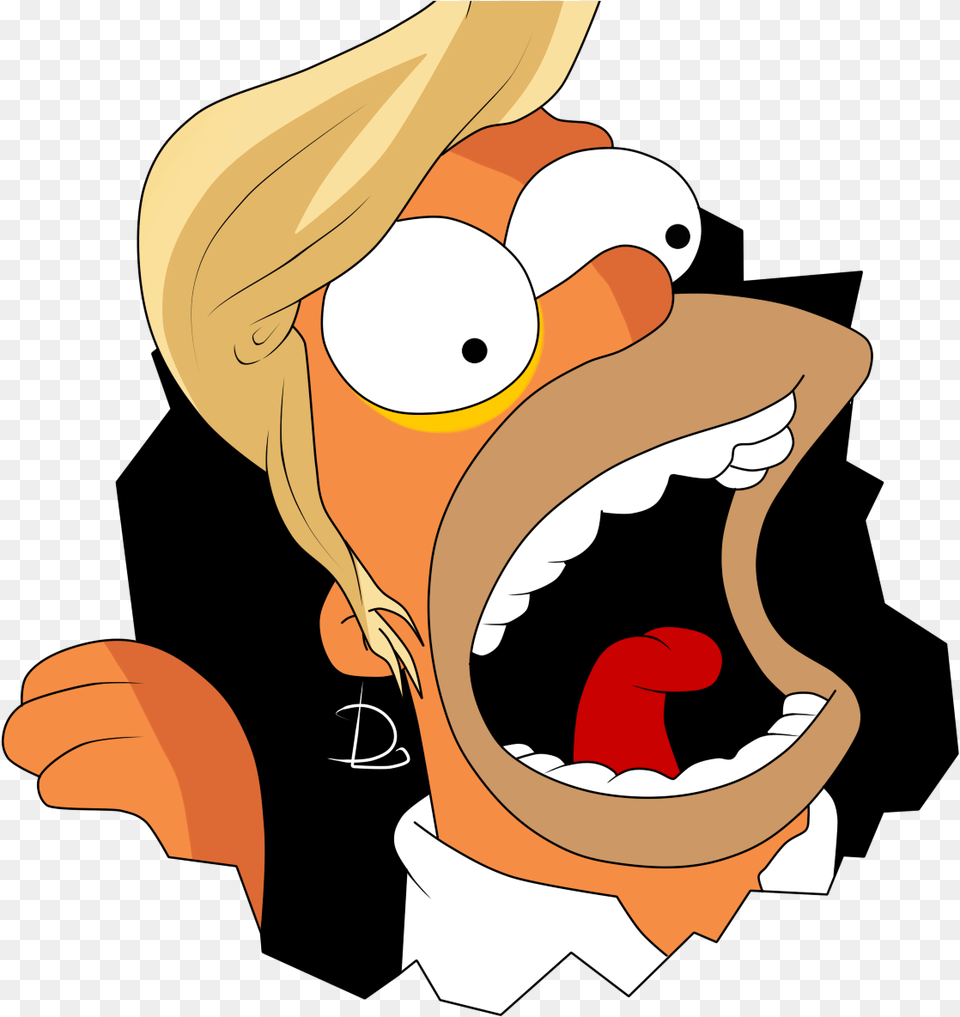 General Fan Art Homer Simpson Animated Series The Simpsons Homer Simpson, Body Part, Mouth, Person, Teeth Free Png Download