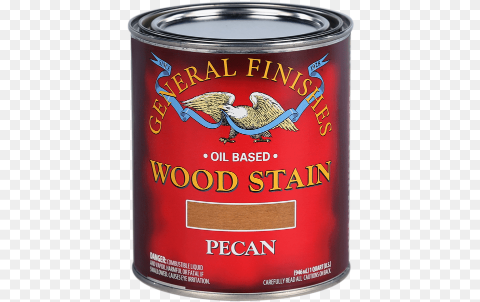 General Finishes Liquid Oil Based Wood Stain Pecan Fish Products, Tin, Can, Animal, Bird Free Png