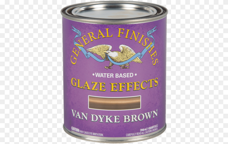 General Finishes Van Dyke Brown Glaze Effects Quart Fish Products, Tin, Can, Aluminium, Canned Goods Png Image
