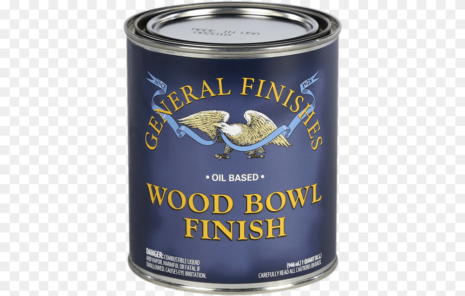 General Finishes Wood Bowl Finish 1 Quart General Finishes Gf Ws 1 1 Gallon Interior Water Base, Tin, Can, Animal, Bird Png Image