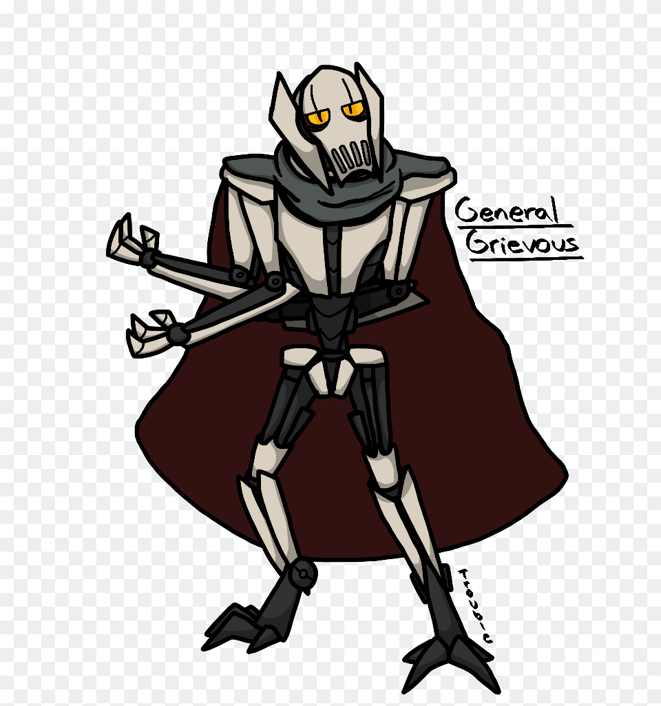 General Grievous Drawing, Person Png Image