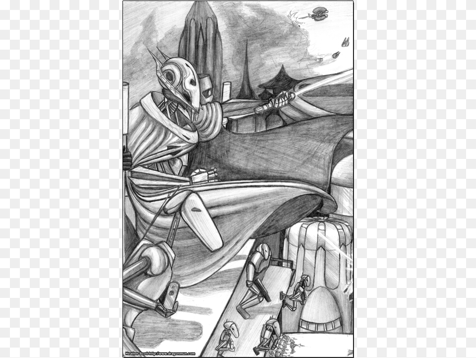 General Grievous Illustration, Book, Comics, Publication, Art Free Png