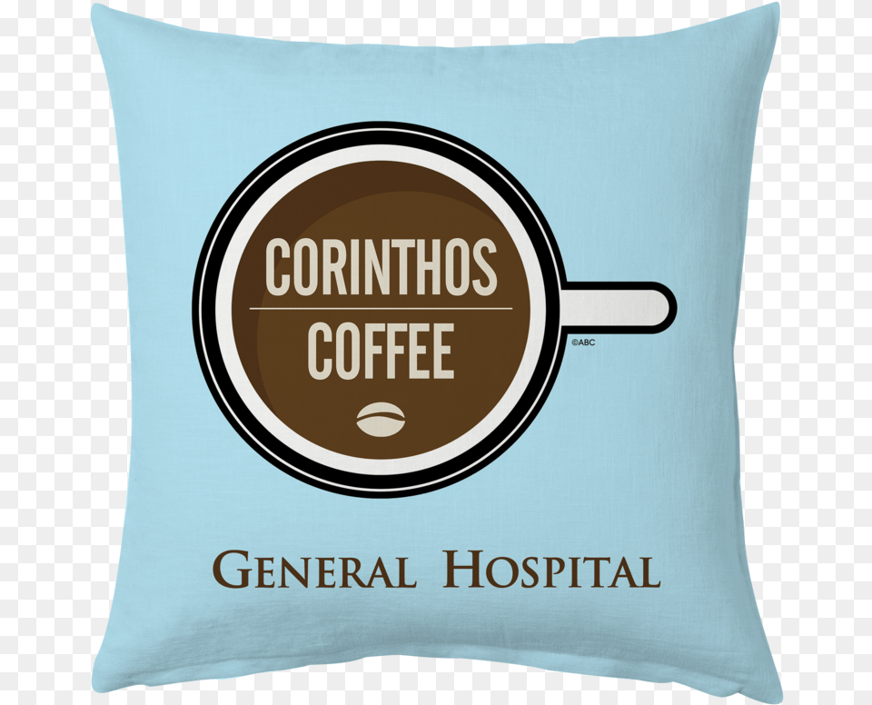 General Hospital Corinthos Coffee Throw Pillow General Hospital, Cushion, Home Decor, Person Free Transparent Png