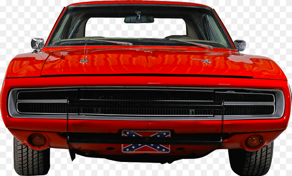 General Lee Front Classic Car, Vehicle, Transportation, Sports Car, Coupe Png Image