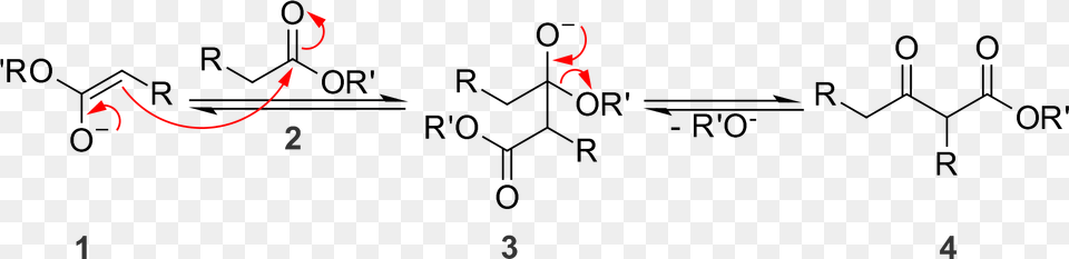 General Mechanism Of The Claisen Condensation Claisen Condensation General, Text, Nature, Night, Outdoors Free Transparent Png