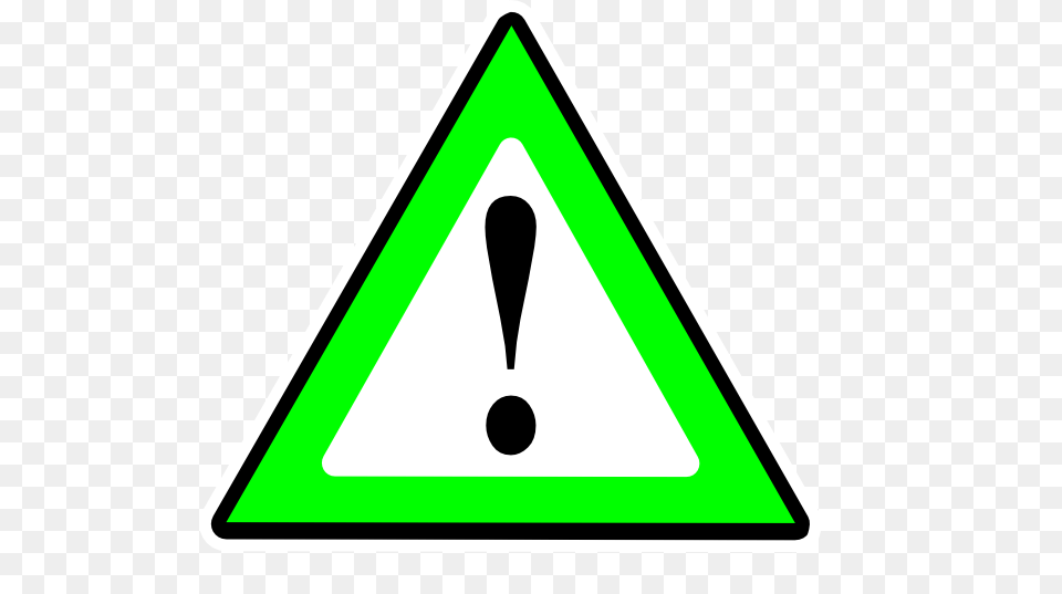 General Risk Green Clip Arts For Web, Triangle, Sign, Symbol, Disk Png Image