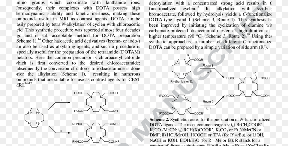 General Synthetic Scheme For The Preparation Of Dota, Person, Text Free Transparent Png