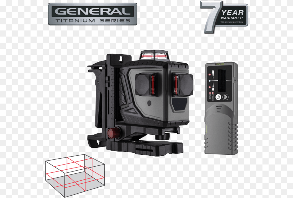 General Titanium Tml 3drs Multi Line Laser Level Kit Laser Level, Camera, Electronics, Video Camera, Mobile Phone Free Png Download