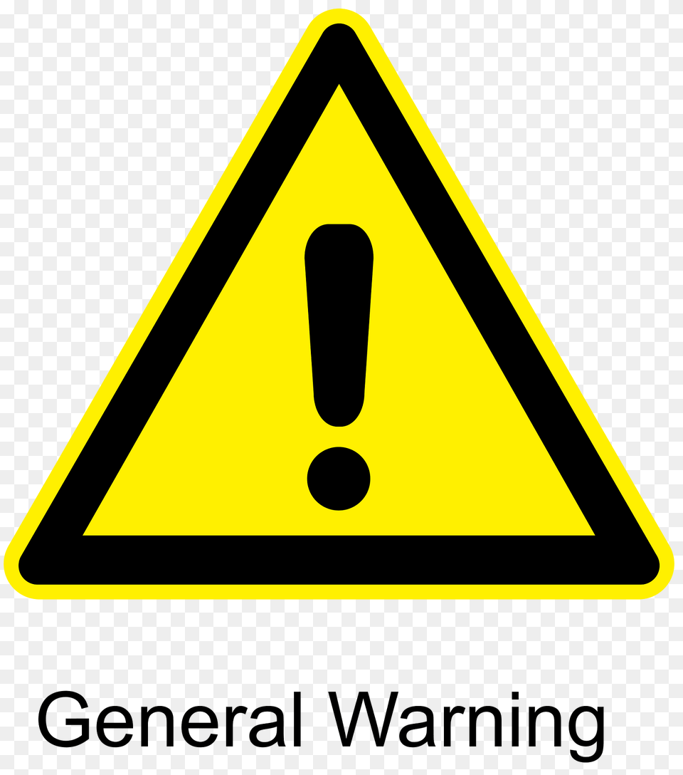 General Warning Sign Clipart, Symbol, Road Sign Free Png Download