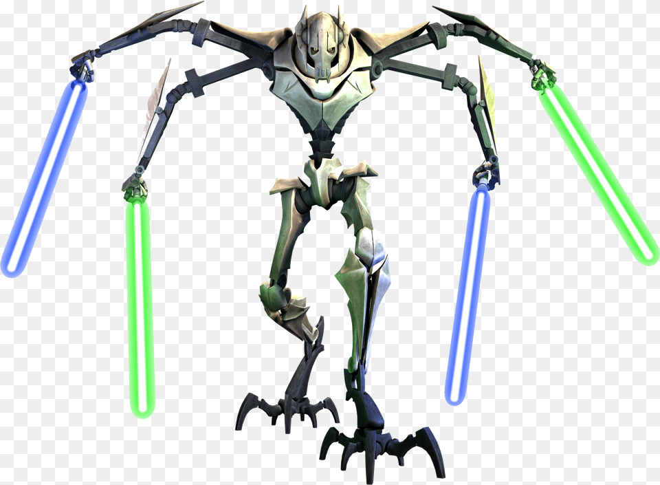 Generalgrievous Detail Star Wars Jedi Robot Free Transparent Png