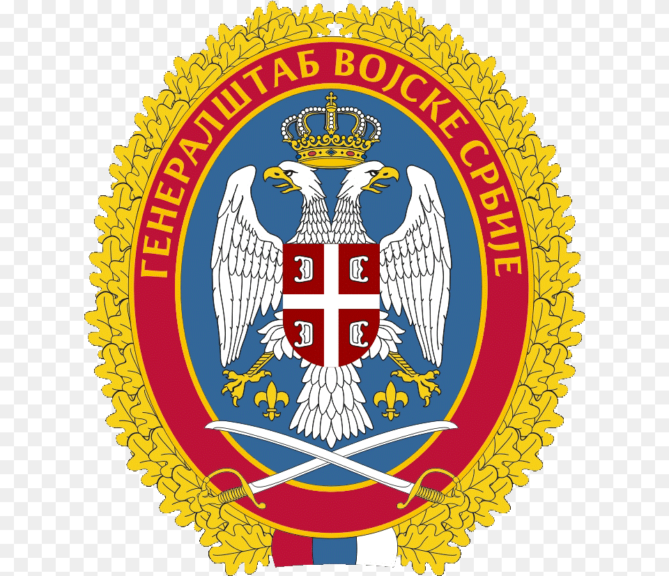 Generaltab Vs Serbia Flag, Badge, Emblem, Logo, Symbol Free Png Download