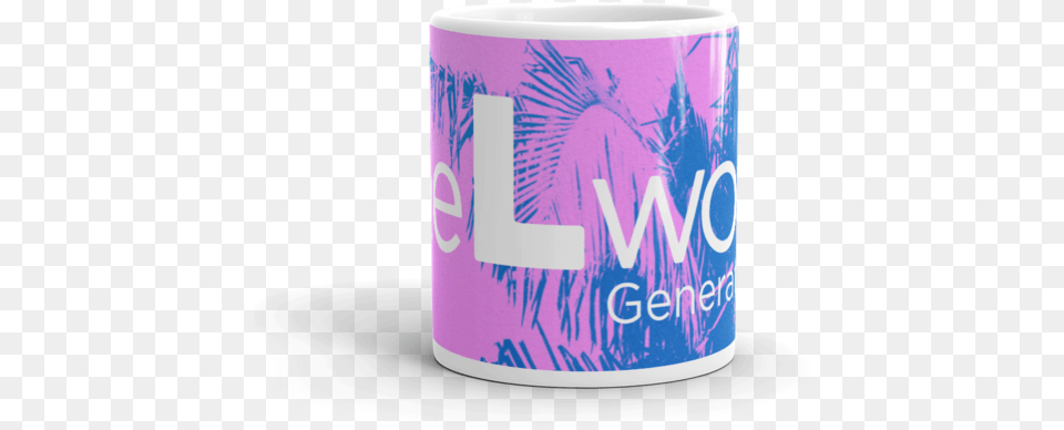 Generation Q Palm Tree Logo Magic Mug, Cup, Beverage, Coffee, Coffee Cup Png