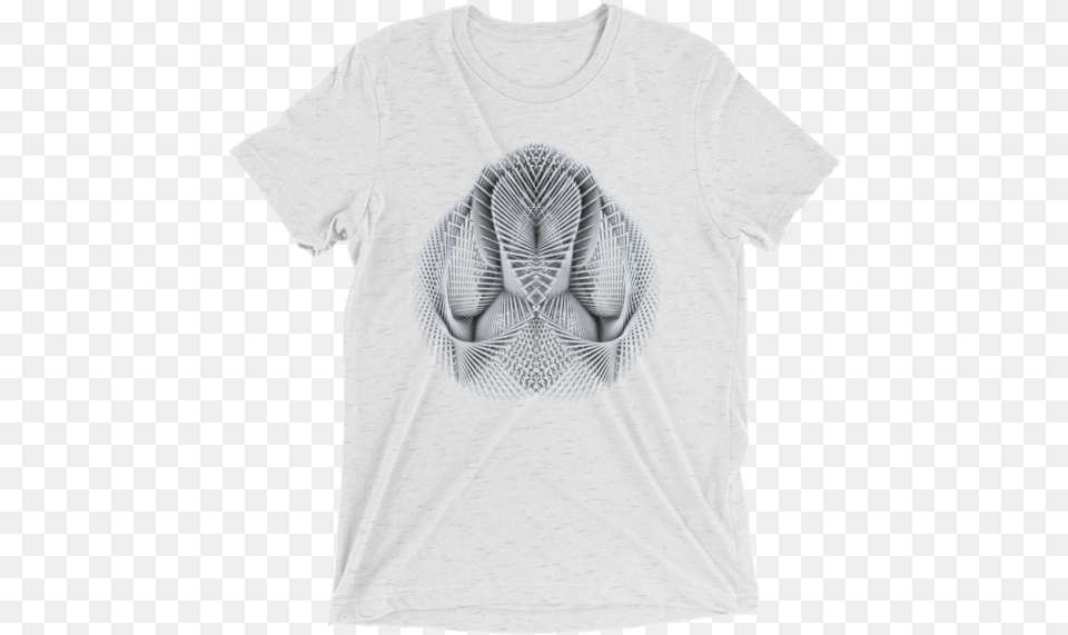 Generative Rorschach 1 Short Sleeve T Shirt T Shirt, Clothing, T-shirt Free Transparent Png