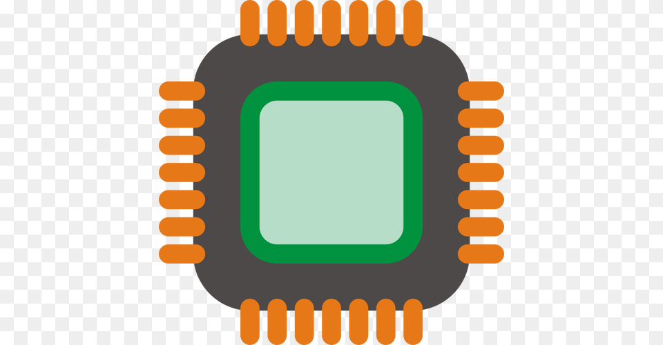 Generic Computer Chip Vector, Printed Circuit Board, Hardware, Computer Hardware, Electronics Free Transparent Png