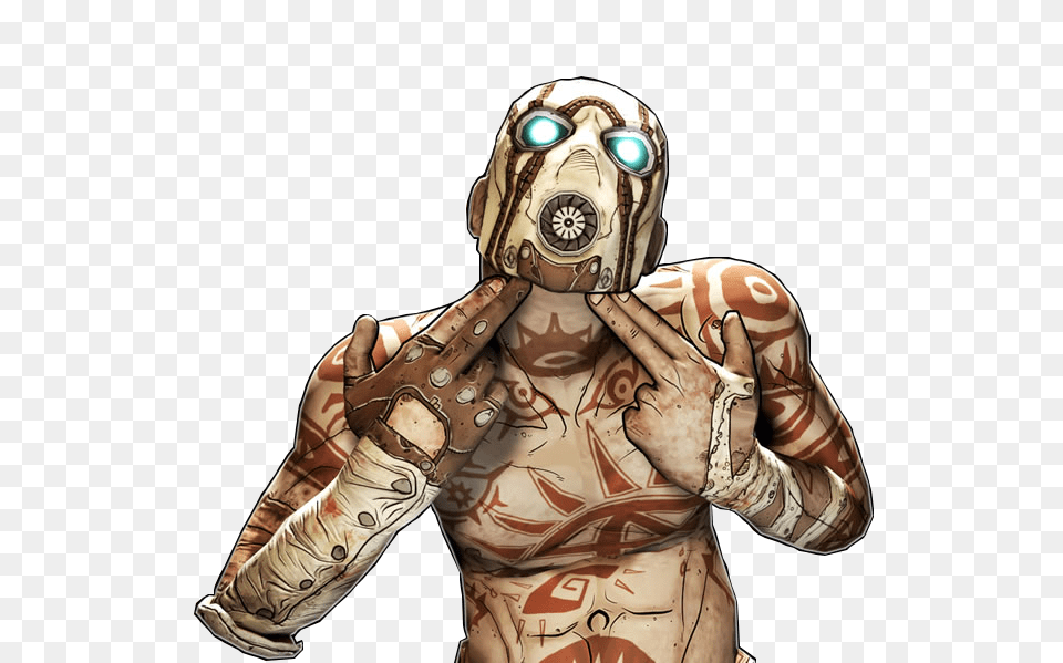 Generic Enemy Video Game Character Borderlands Psycho, Adult, Male, Man, Person Free Transparent Png
