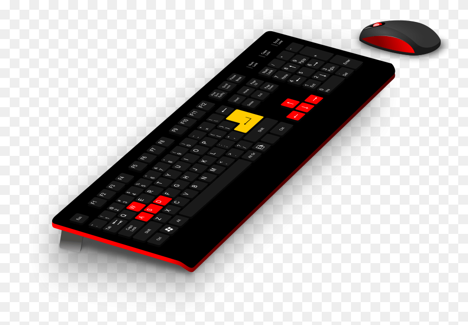 Generic Gaming Keyboardmouse Clip Arts For Web, Computer, Computer Hardware, Computer Keyboard, Electronics Free Png Download