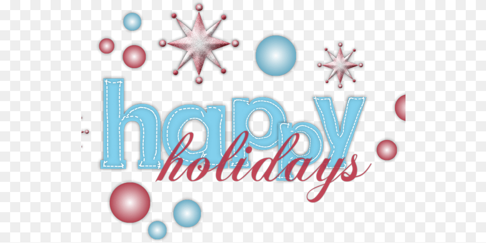 Generic Holiday Cliparts Happy Holidays Blue Backgrounds Png