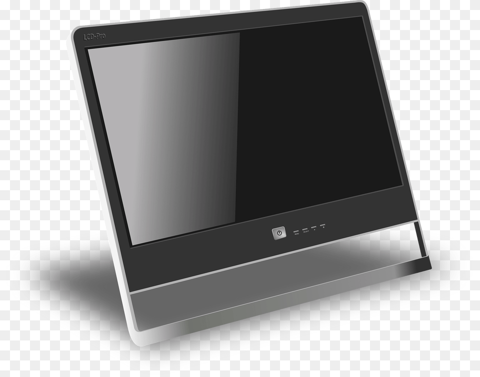 Generic Lcd Monitor Clipart, Computer, Computer Hardware, Electronics, Hardware Png Image