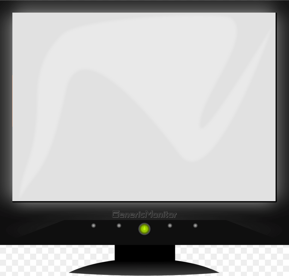 Generic Monitor Clipart, Computer Hardware, Electronics, Hardware, Screen Free Png Download