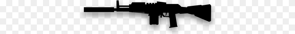 Generic Rifle Silhouette Vector Image Assault Rifle, Gray Free Transparent Png