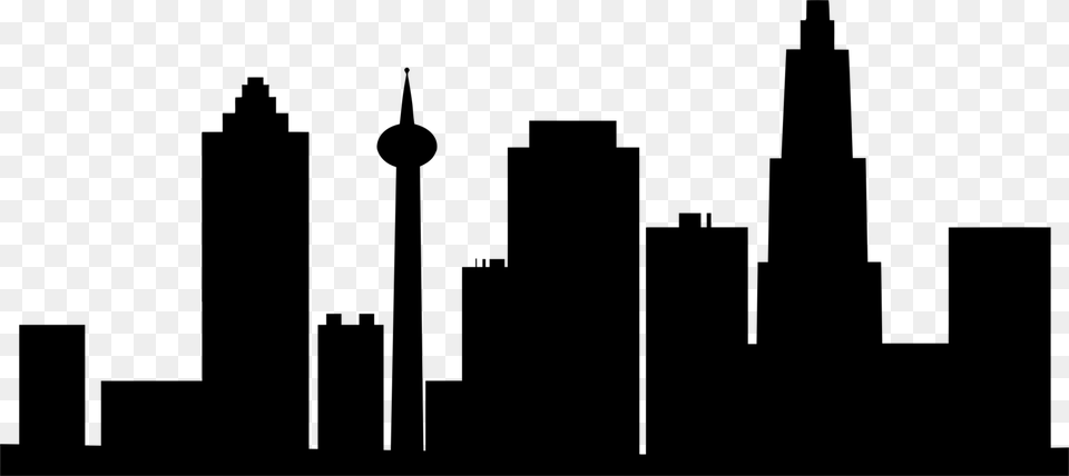 Generic Skyline, Gray Free Png Download