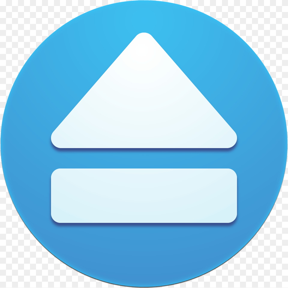 Generic Social Media Icon, Triangle, Sign, Symbol, Disk Png
