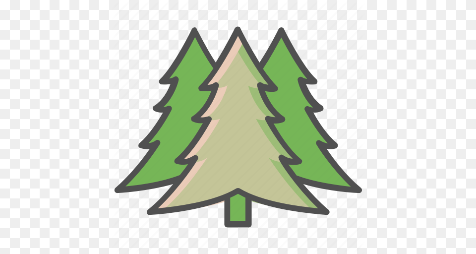 Generic Trees Pine Trees Shrub Trees Icon, Fir, Plant, Tree, Christmas Png