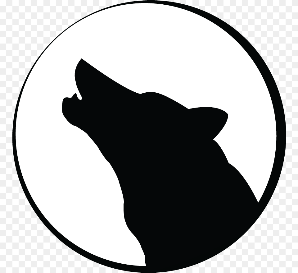 Generic Wolf Shifter Symbol For The Cryptic Stories, Silhouette, Animal, Bear, Mammal Free Png Download