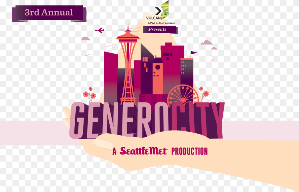 Generocity 2016 Editor39s Pick Seattle Metropolitan, Purple, Advertisement, Art, Graphics Free Png Download