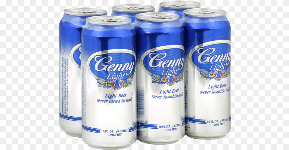 Genesee Light Caffeinated Drink, Alcohol, Beer, Beverage, Can Free Transparent Png