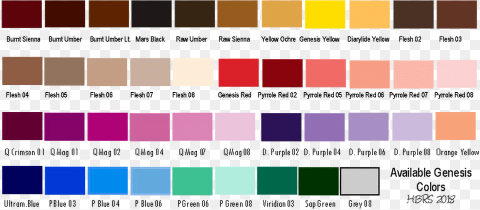 Genesis Individual Petite 43 Colors To Choose From Colorfulness, Architecture, Building, Paint Container, Palette Free Png Download