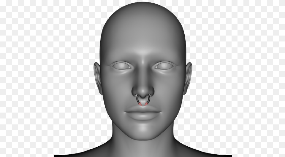 Genesis Septum Ring Human, Face, Head, Person, Photography Png Image