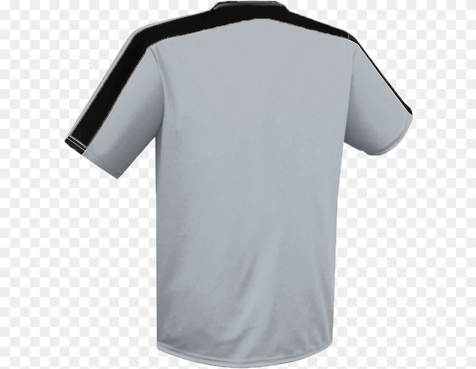 Genesis Soccer Jersey Silver Gray Black Polo Shirt, Clothing, T-shirt Free Png Download