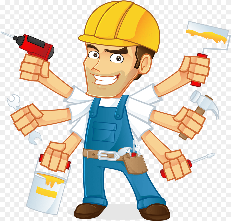 Genesis Studios Video Cartoon Contractor Tools, Person, Worker, Baby, Clothing Png Image