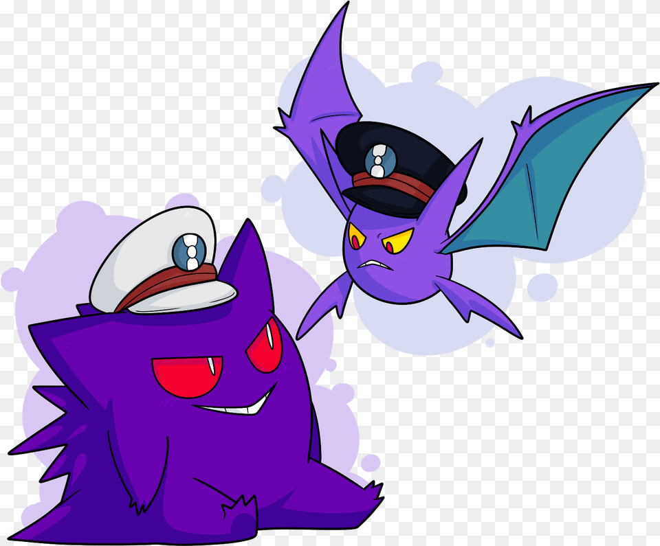 Gengar And Crobat Cartoon, Purple, Baby, Person, Face Png Image