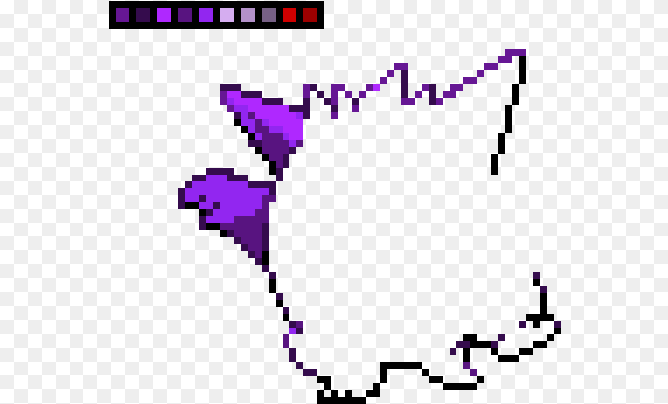 Gengar Art, Purple, Lighting Free Transparent Png