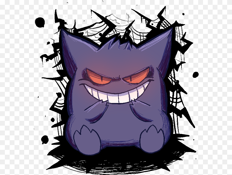 Gengar By Ittybittyshark D5m6e5j Can I Eat Your Dream, Animal, Fish, Sea Life, Shark Png