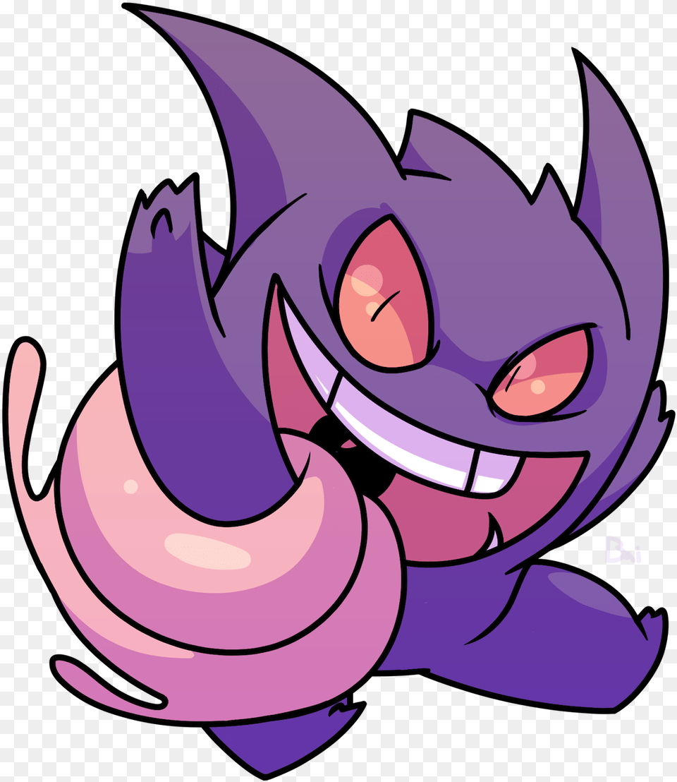 Gengar Cartoon, Purple, Book, Comics, Publication Png