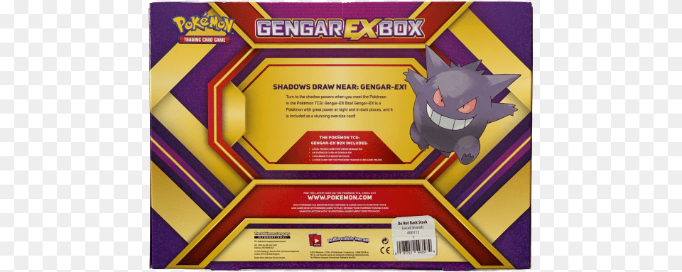 Gengar Ex Box Garys Spoke Mart Pokemon Gengar, Advertisement, Poster Free Png