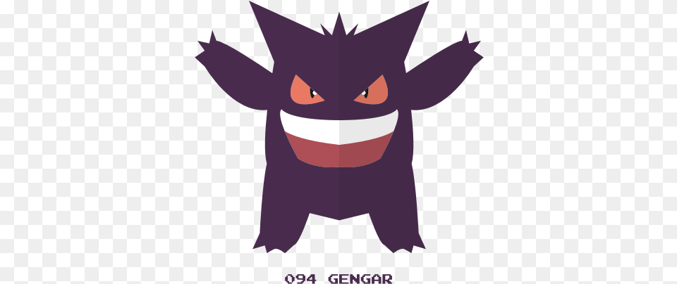 Gengar Ghost Kanto Pokemon Icon Cartoon, Purple, Baby, Person Free Png Download