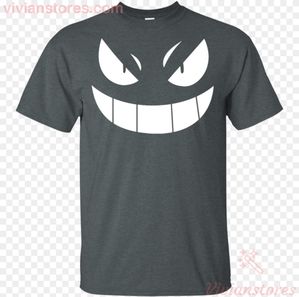 Gengar Pokemon Funny Gift Shirt For Fan Va03 Vivianstores 49ers Awesome, Clothing, T-shirt Free Transparent Png