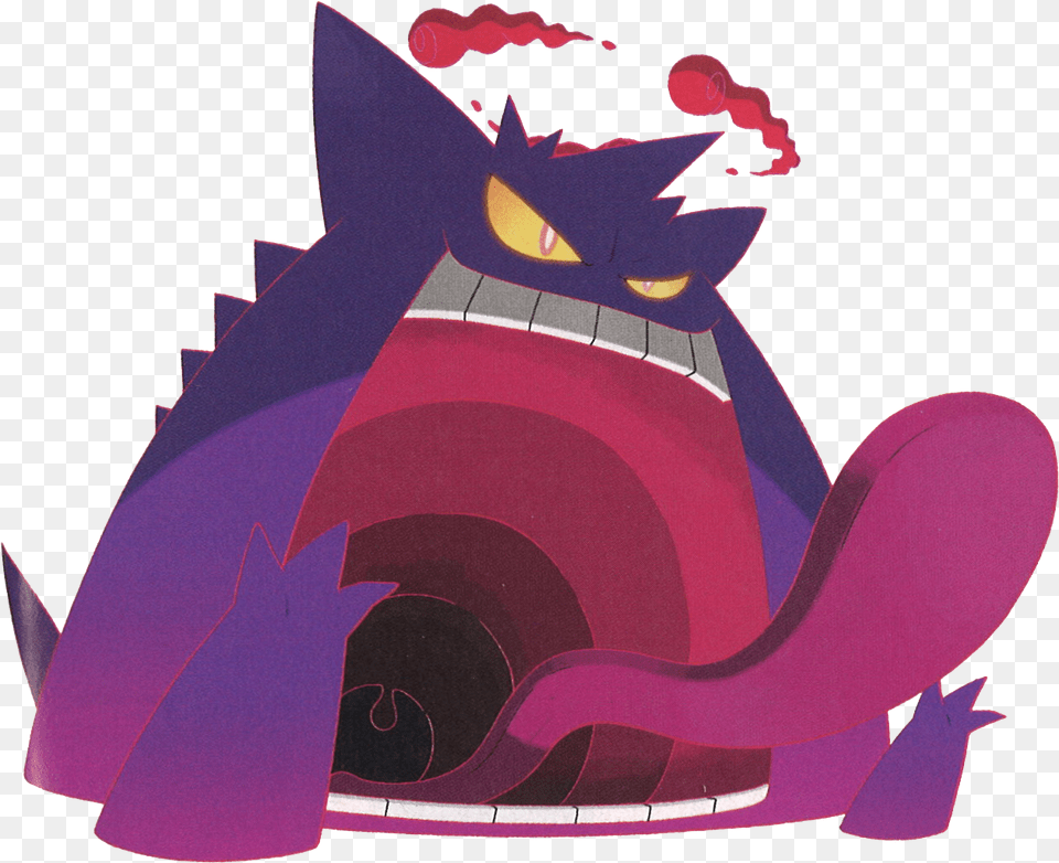 Gengar Pokemon Gigantamax Gengar, Cartoon, Art, Animal, Bird Free Png Download