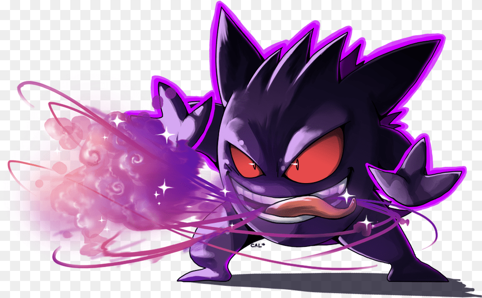 Gengar Used Dream Eater And Shadow Dream Eater Pokemon, Purple, Graphics, Art, Book Free Png