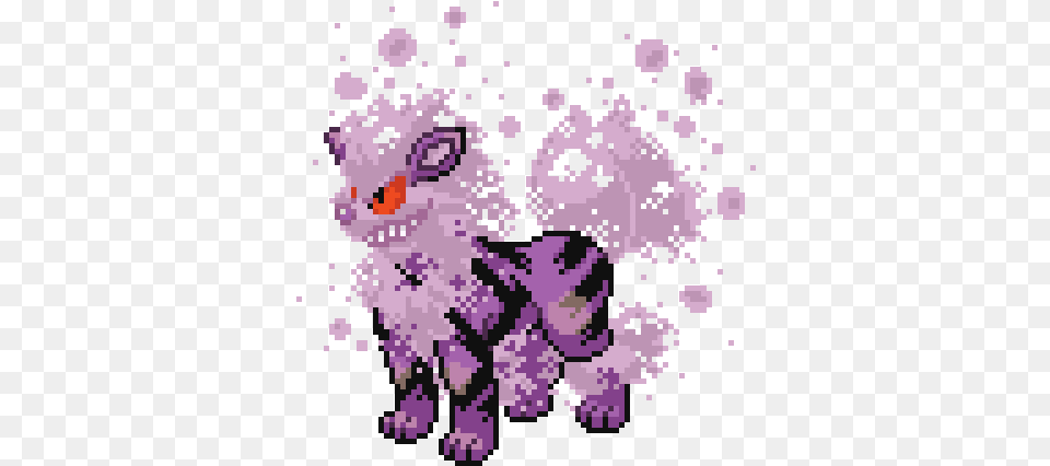 Gengararcanine Fusion Pokemon Post Imgur Archaeological Museum Suamox, Art, Graphics, Purple, Flower Free Png