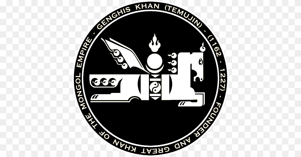 Genghis Khan Emblem, Symbol, Logo, Disk Free Transparent Png